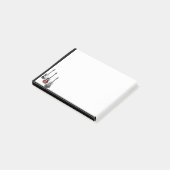 Gitarrenspieler Musikermusik Musik Post-it Notes Klebezettel (angewinkelt)