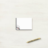 Gitarrenspieler Musikermusik Musik Post-it Notes Post-it Klebezettel (Auf Schreibtisch)