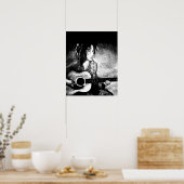 Gitarrenspieler Poster (Küche)