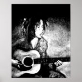 Gitarrenspieler Poster (Vorne)