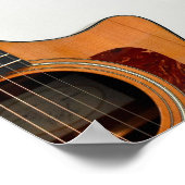 Gitarrenspieler Poster (Ecke)