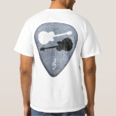 Gitarrenspieler Rockgitarren picken T-Shirt (Rückseite)