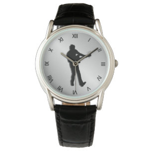 Gitarrenspieler römische Zahlen Armbanduhr