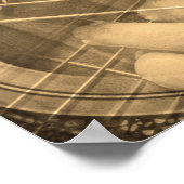 Gitarrenspieler-Sängerkollektion Poster (Ecke)