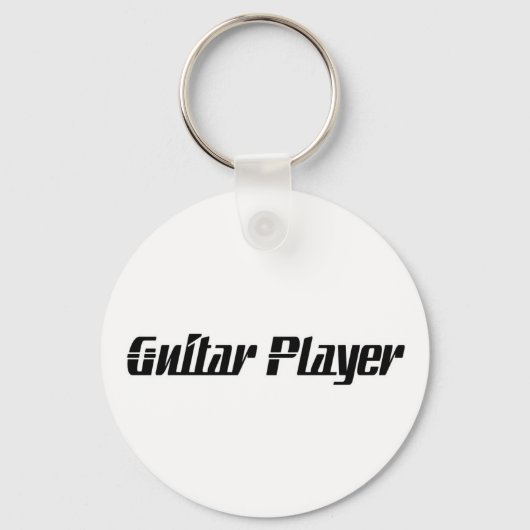 Gitarrenspieler Schlüsselanhänger (Vorderseite)