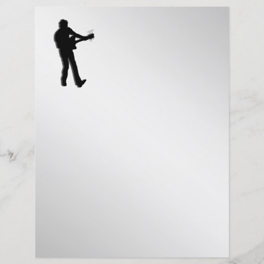 Gitarrenspieler Silver (Vorderseite)