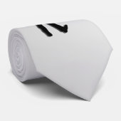 Gitarrenspieler Silver Krawatte (Gerollt)