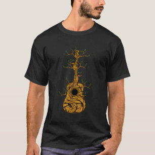 Gitarrenspieler Tree Nature Life Gitarrist T-Shirt