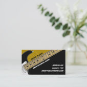 Gitarrenspieler Visitenkarte (Stehend Vorderseite)