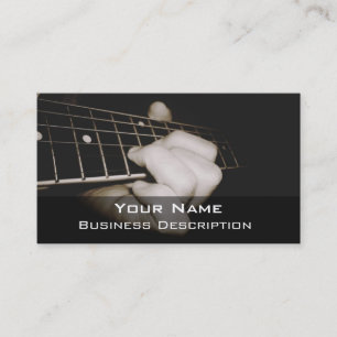 Gitarrenspieler Visitenkarte