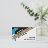 Gitarrenspieler Visitenkarte (Stehend Vorderseite)