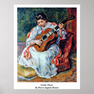 Gitarrenspieler von Pierre-Auguste Renoir Poster