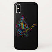 Gitarrenspielermusik Case-Mate iPhone Hülle (Rückseite)