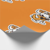Gitarrenspielhund Geschenkpapier (Ecke)