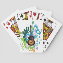 Gitarrenspielkarten Spielkarten