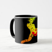 Gitarrenspielrocker Tasse (Vorderseite Links)