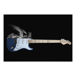 Gitarrenstadt Fotodruck