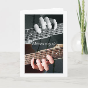 Gitarrenstränge Abstrakt Karte