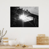 Gitarrenstränge und Sonnenschein Poster (Küche)
