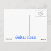 Gitarrenstraße Postkarte (Rückseite)