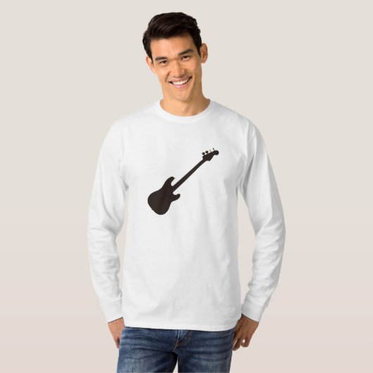 Gitarrenstrickjacke T-Shirt (Vorne ganz)