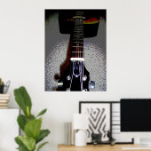 Gitarrenstrings Poster (Heimbüro)