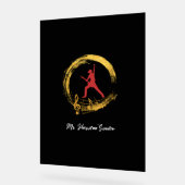 Gitarrenstudio Modernes Schwarz Akryllisches Zeich Acrylschild (Winkel)