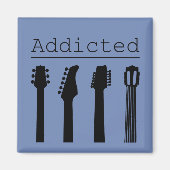 Gitarrensüchtig Magnet (Vorne)