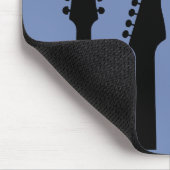 Gitarrensüchtig Mousepad (Ecke)