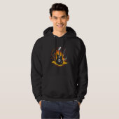 Gitarrensymbol mit Blitzschrauben Hoodie (Vorne ganz)
