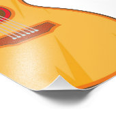 Gitarrensymbol-Set Fotodruck (Ecke)