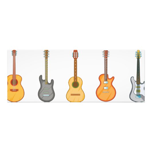 Gitarrensymbol-Set Fotodruck (Vorne)