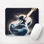 Gitarrentänzer mit doppelter Exposition Mousepad (Mit Mouse)