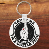 Gitarrentechniker Schlüsselanhänger (Vorderseite)
