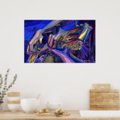 Gitarrentheorie 6 poster (Küche)