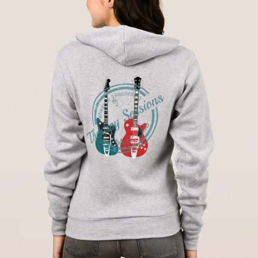 Gitarrentherapie Hoodie (Rückseite)
