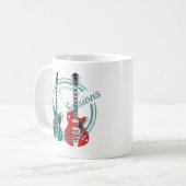 Gitarrentherapie Kaffeetasse (Vorderseite Links)