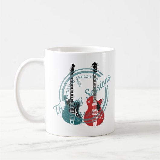 Gitarrentherapie Kaffeetasse (Links)