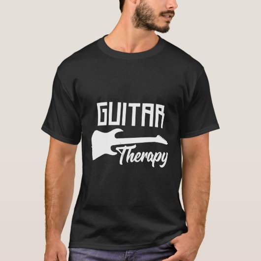 Gitarrentherapie Männer Frauen Kinder T-Shirt (Vorderseite)