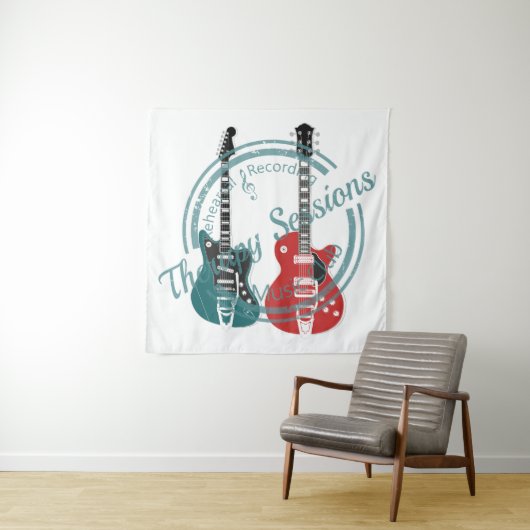 Gitarrentherapie Wandteppich (Beispiel)