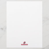 Gitarrentrommel Rot & Blau Gig oder Flyer am Veran (Hinten)