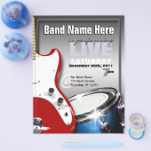 Gitarrentrommel Rot & Blau Gig oder Flyer am Veran (Einzeln)