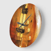 Gitarrenuhr Große Wanduhr (Winkel)