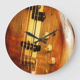 Gitarrenuhr Große Wanduhr