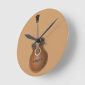 Gitarrenuhr Runde Wanduhr (Winkel)