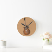Gitarrenuhr Runde Wanduhr (Zuhause)