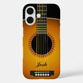 Gitarrenuntergrund Case-Mate iPhone Hülle (Rückseite)