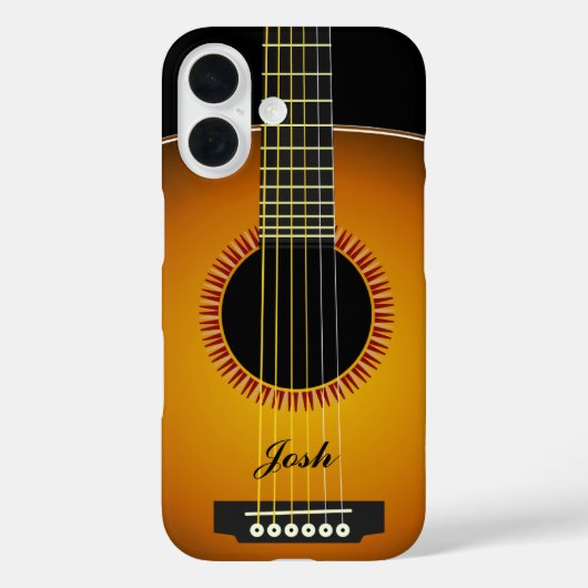 Gitarrenuntergrund Case-Mate iPhone Hülle (Rückseite)