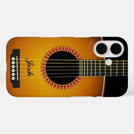Gitarrenuntergrund Case-Mate iPhone Hülle (Rückseite (Horizontal))