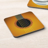 Gitarrenuntergrund-Untersetzer (Set von 4 Jahren) Untersetzer (Linke Seite)